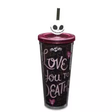 Misfit Love Cup with Straw 24 oz. - The Nightmare Before Christmas at Spencer's