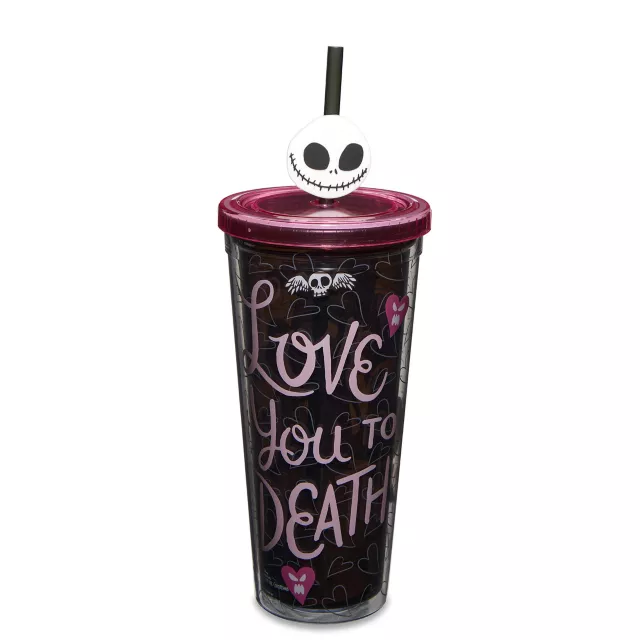 Misfit Love Cup with Straw 24 oz. - The Nightmare Before Christmas at Spencer's