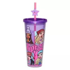 Bratz Cup with Straw and Topper - 24 oz. at Spencer's