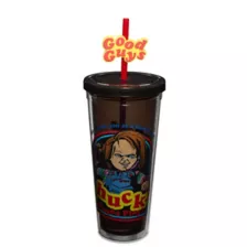 Good Guys Chucky Cup with Straw - 24 oz. at Spencer's