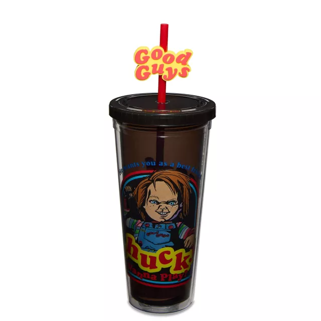 Good Guys Chucky Cup with Straw - 24 oz. at Spencer's