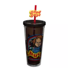 Good Guys Chucky Cup with Straw - 24 oz. at Spencer's