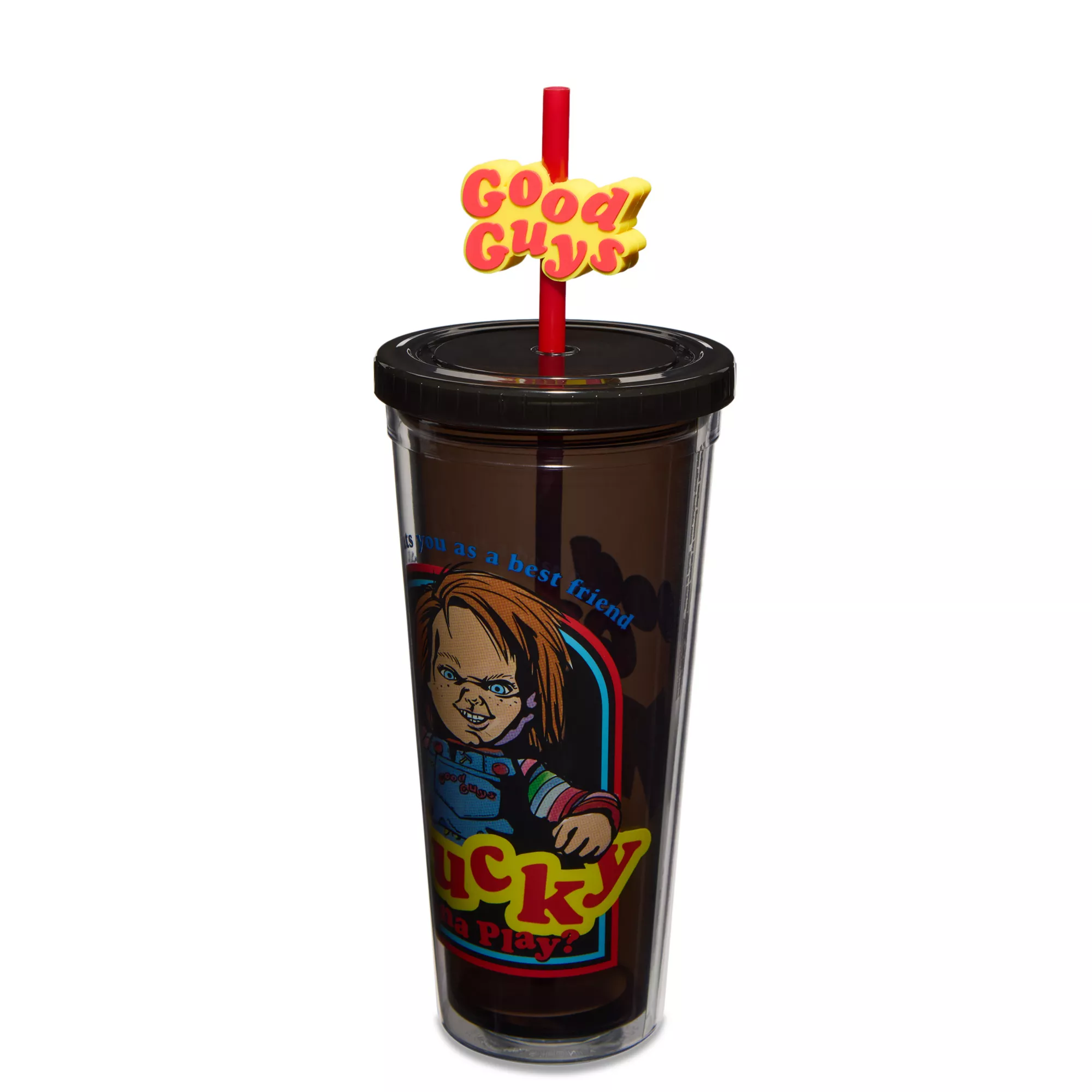 Good Guys Chucky Cup with Straw - 24 oz. at Spencer's