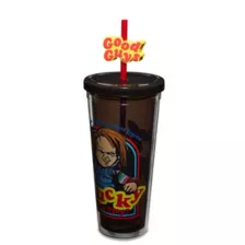 Good Guys Chucky Cup with Straw - 24 oz. at Spencer's