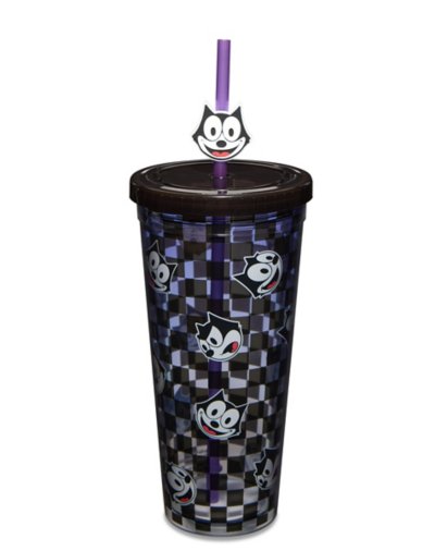 Felix the Cat Cup with Straw - oz