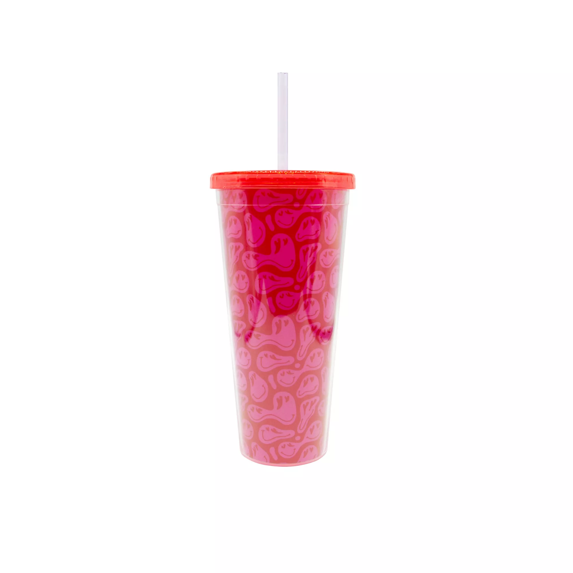 Trippy Drip Smiley Cup with Straw - 22 oz. at Spencer's