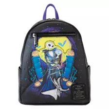 Loungefly Glow in the Dark Jack Skellington and Sally Mini Backpack - The Nightmare Before Christmas at Spencer's
