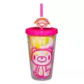 Gloomy Bear Paint Splatter Cup with Straw - 16 oz. at Spencer's