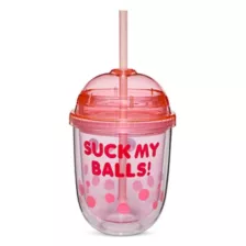 Suck My Balls Boba Cup with Straw - 12 oz. at Spencer's