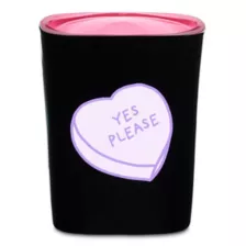 Candy Hearts Square Shot Glass - 2 oz. at Spencer's