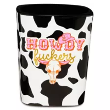 Howdy Fuckers Square Shot Glass - 2 oz. at Spencer's