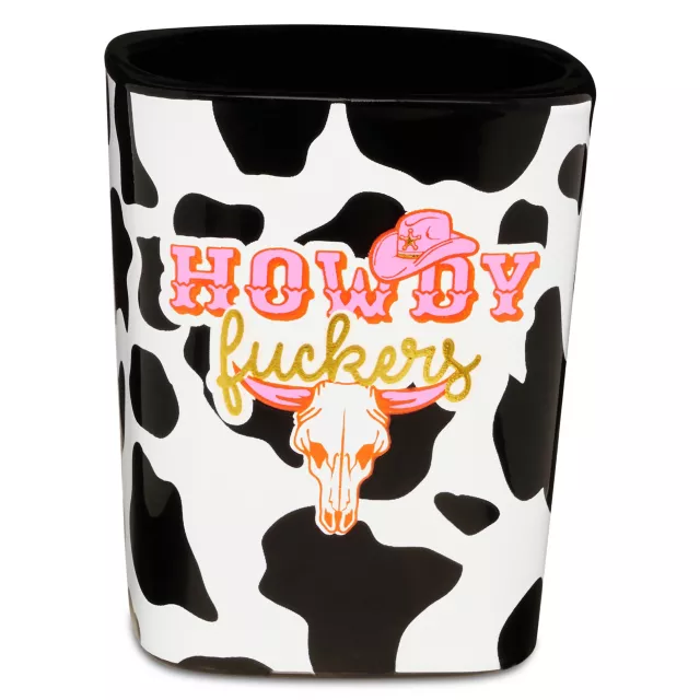 Howdy Fuckers Square Shot Glass - 2 oz. at Spencer's