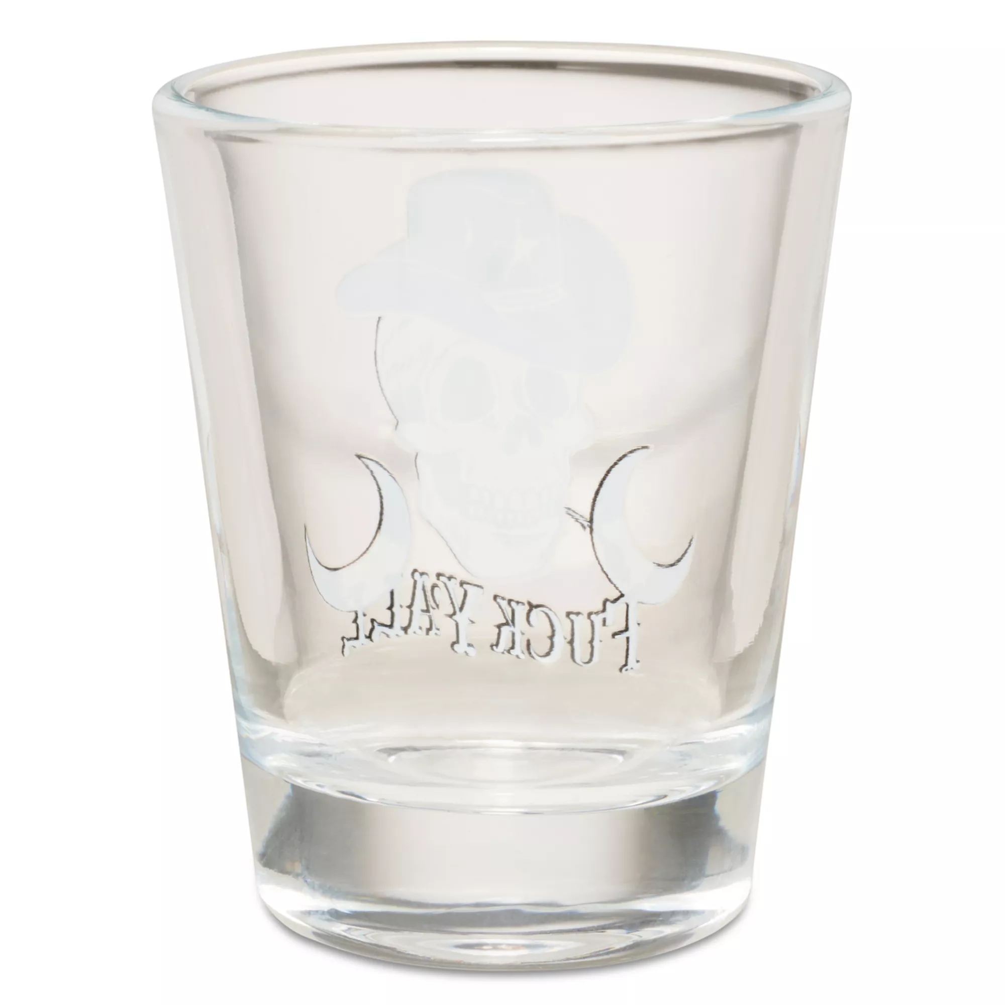 Skeleton Cowboy Fuck Y'all Shot Glass - 2 oz. at Spencer's