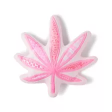 Pink Weed Leaf Pillow at Spencer's