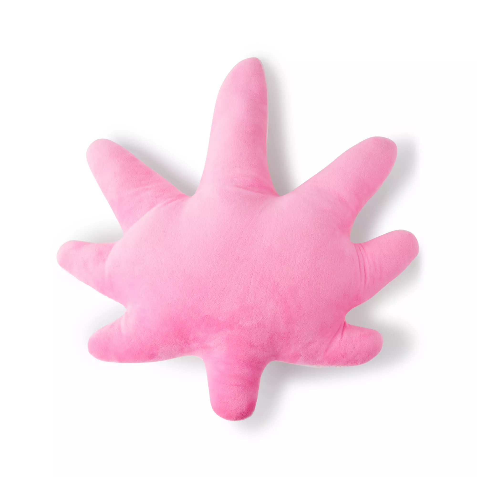 Pink Weed Leaf Pillow