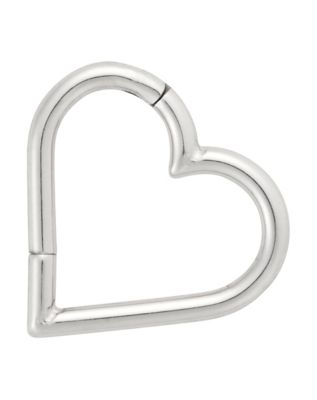 Gold-Plated Titanium Hinged Hoop Ring