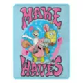 SpongeBob SquarePants Make Waves Fleece Blanket at Spencer's