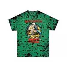 Green Iron Maiden Tour T Shirt at Spencer's