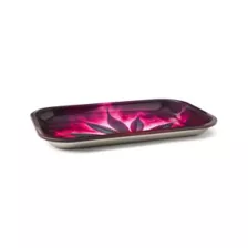 Neon Pink Weed Leaf Tray with Lid at Spencer's