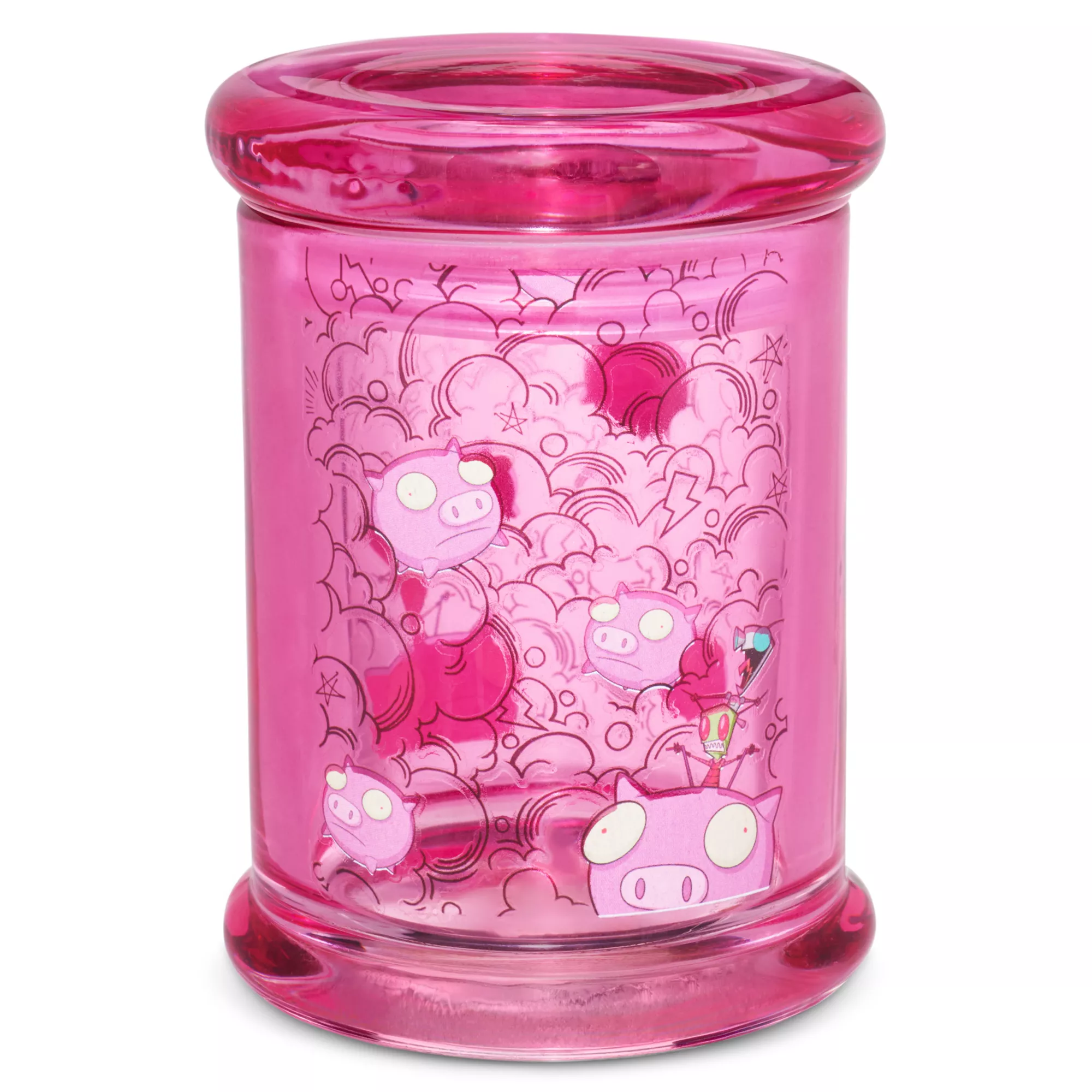 Invader Zim Pink Pigs Stash Jar - 6.75 oz. at Spencer's