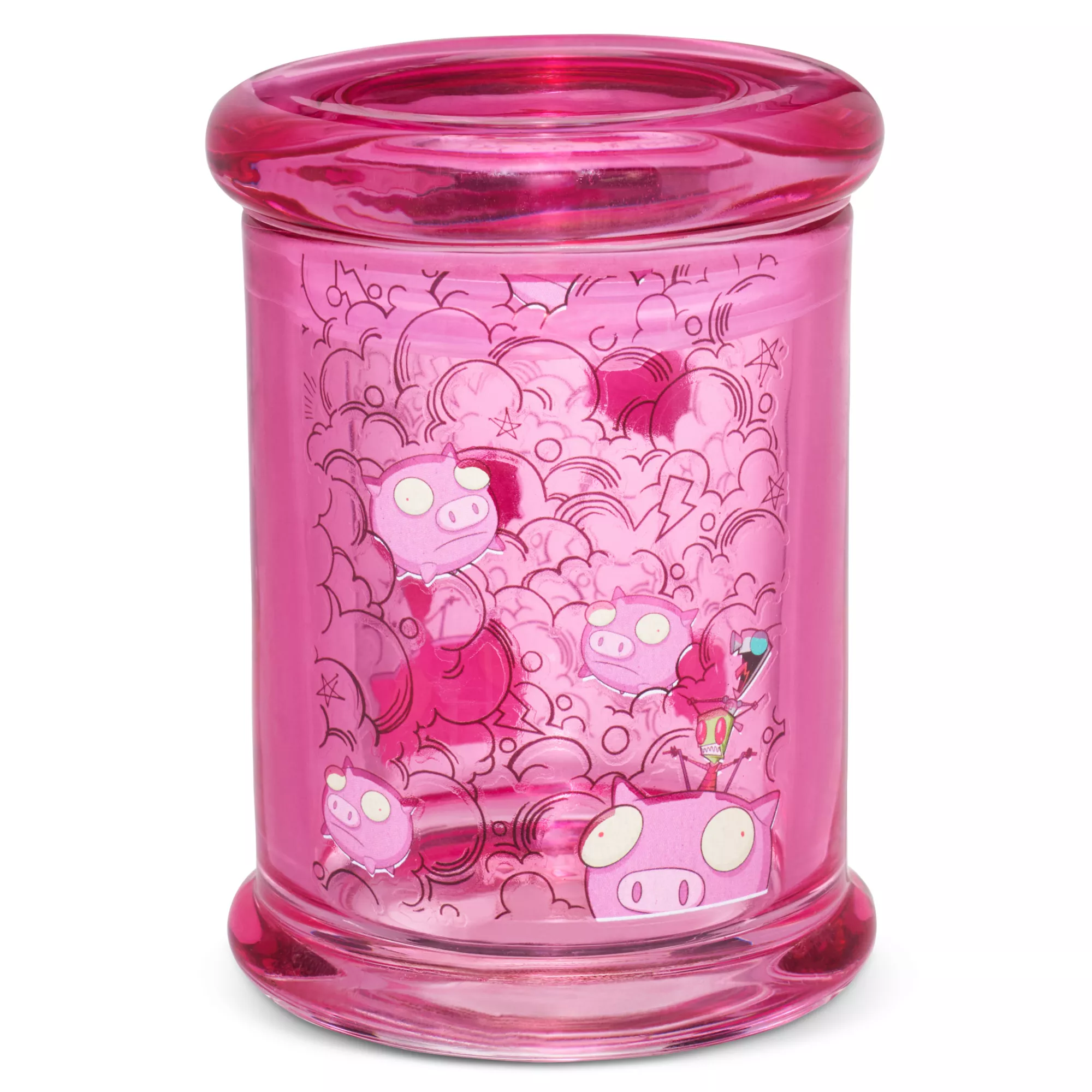Invader Zim Pink Pigs Stash Jar - 6.75 oz. at Spencer's