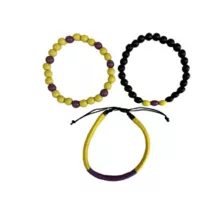 Multi-Pack Intersex Pride Bracelets - 3 Pack at Spencer's