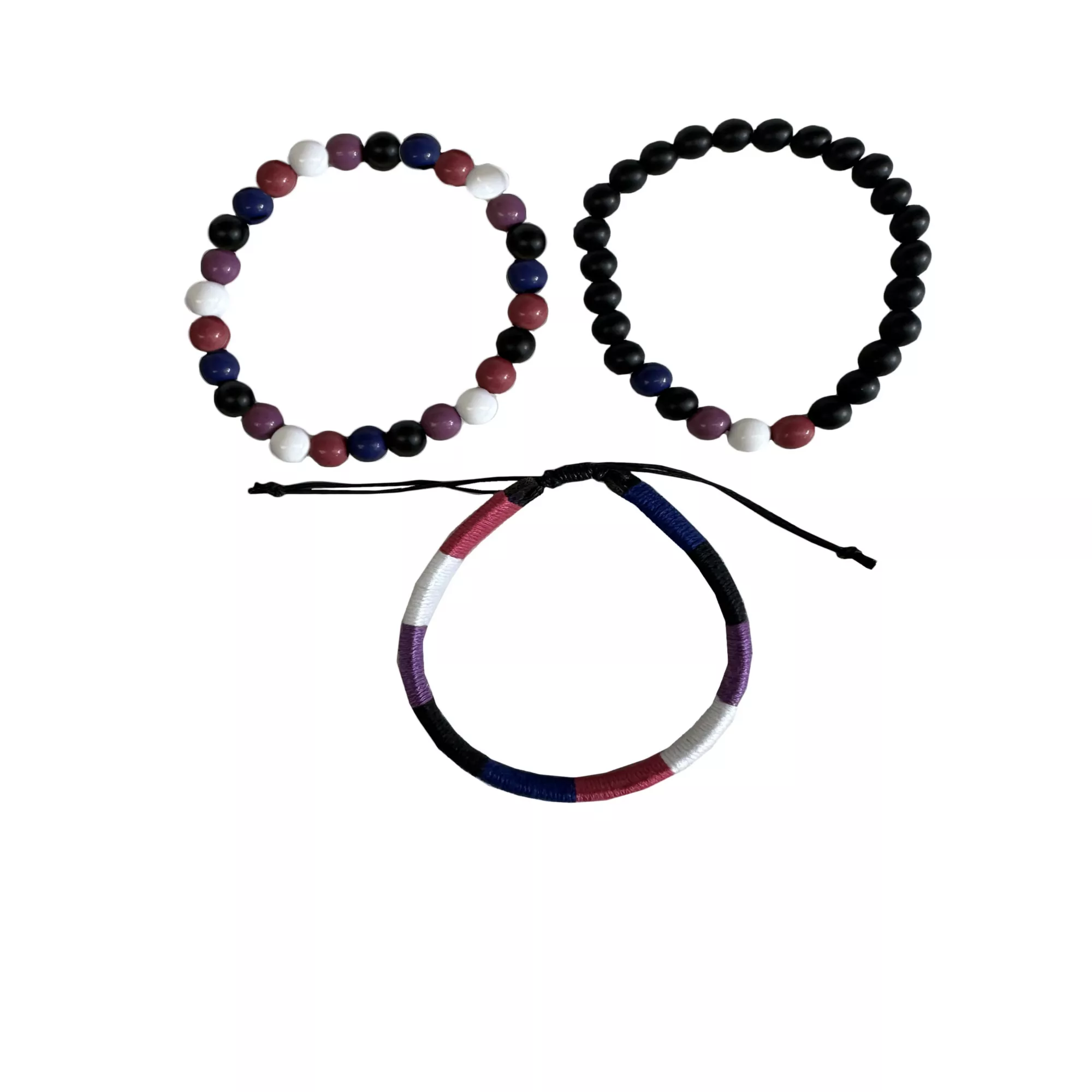 Multi-Pack Genderfluid Pride Bracelets - 3 Pack at Spencer's