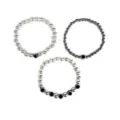 Multi-Pack Beaded Evil Eye Bracelets - 3 Pack at Spencer's