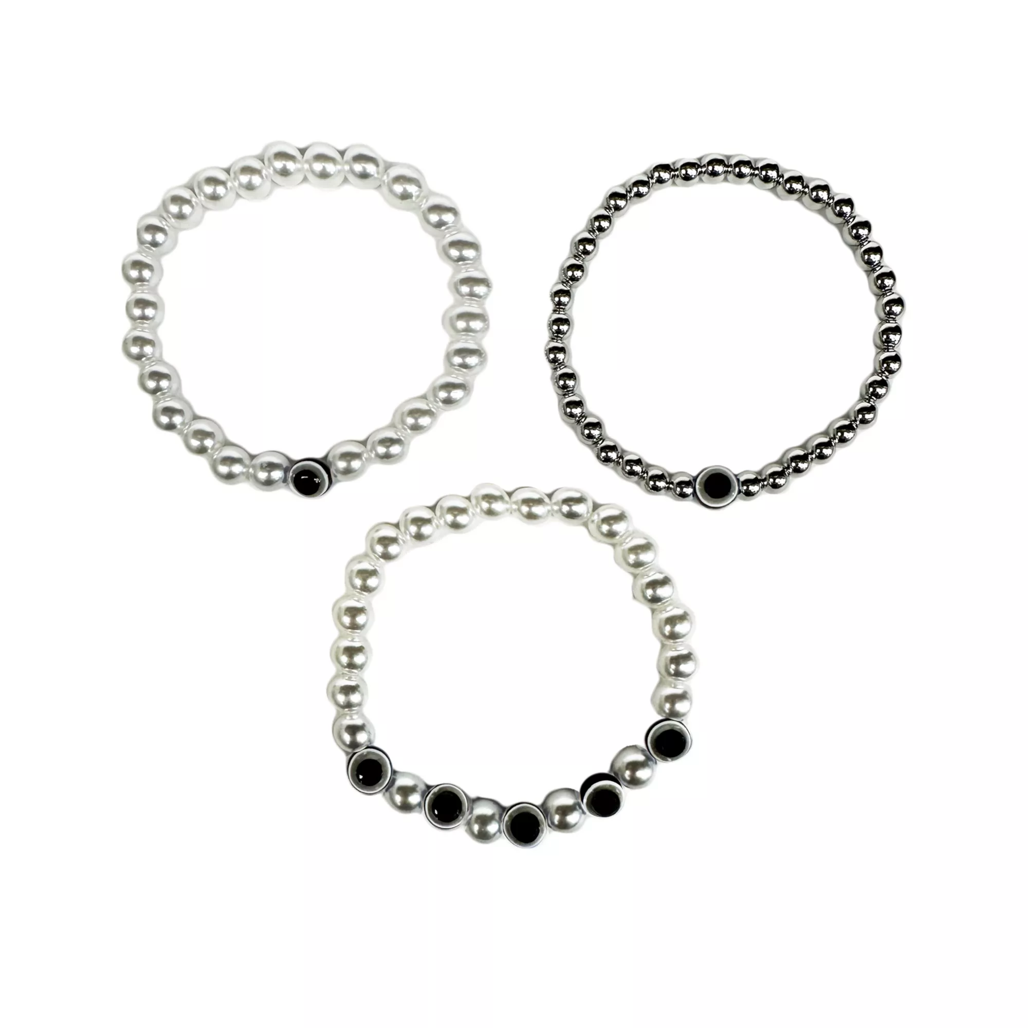 Multi-Pack Beaded Evil Eye Bracelets - 3 Pack at Spencer's