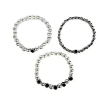 Multi-Pack Beaded Evil Eye Bracelets - 3 Pack at Spencer's