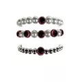 Multi-Pack White Beaded Evil Eye Bracelets - 3 Pack at Spencer's