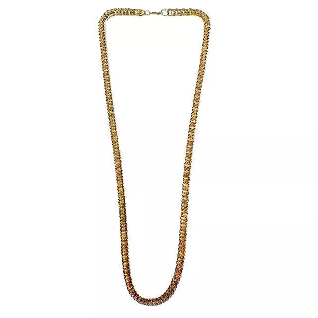 Goldtone Woven Chain Necklace at Spencer's
