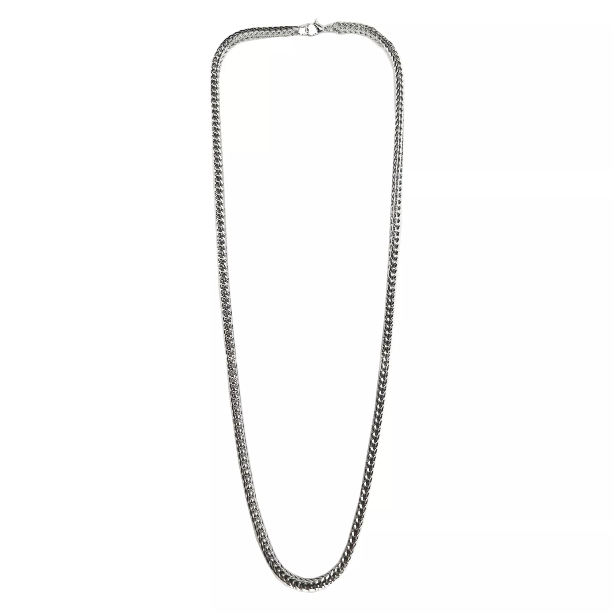 Silvertone Box Chain Necklace at Spencer's