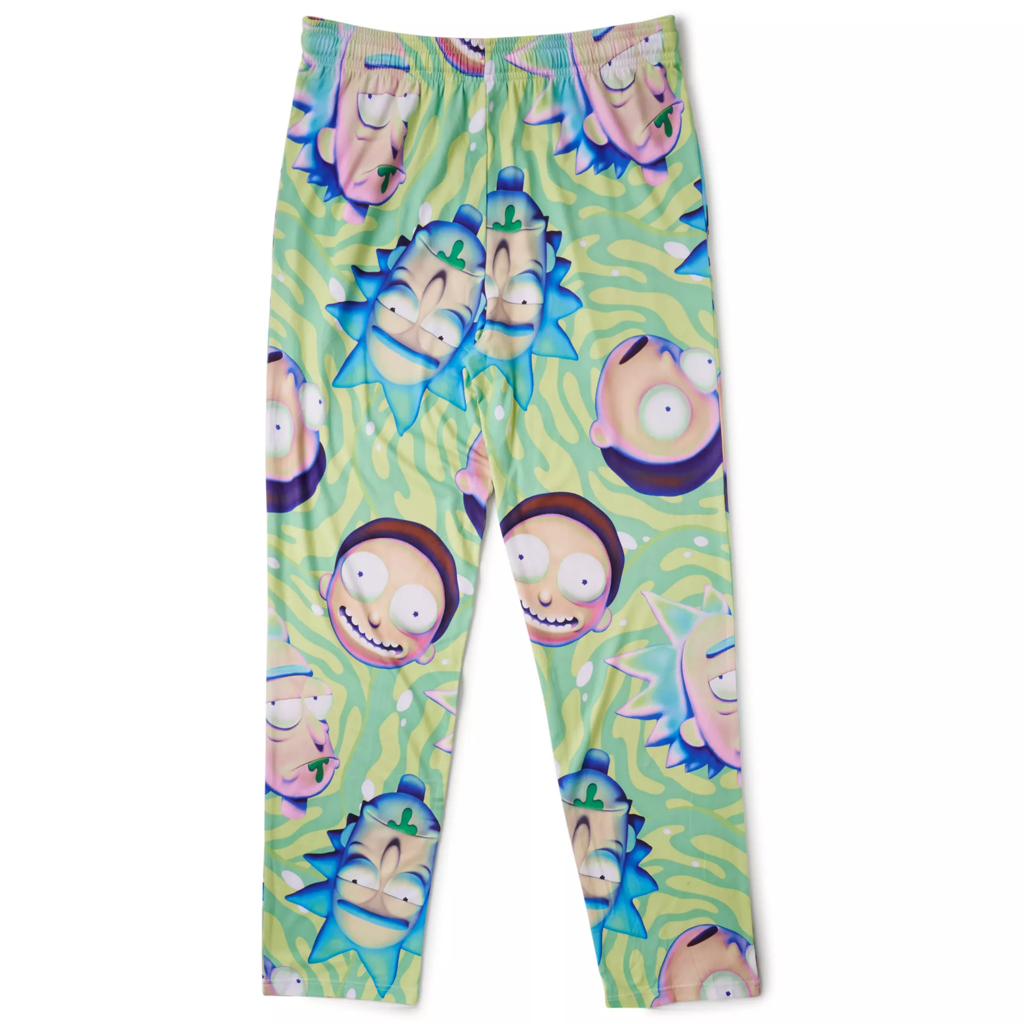 Rick and Morty Green Spiral Lounge Pants at Spencer's