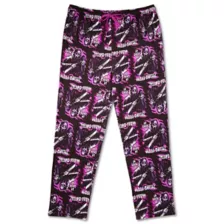 Pink Ghost Face Flaming Lounge Pants at Spencer's
