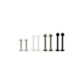 Multi-Pack G23 Titanium Silvertone and Black Labrets 8 Pack - 16 Gauge at Spencer's