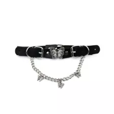 CZ Butterfly Chain Dangle Choker Necklace at Spencer's