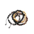 Multi-Pack Skull Beaded Bracelets - 4 Pack at Spencer's