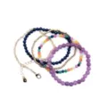 Multi-Pack Multicolor Beaded Bracelets - 5 Pack at Spencer's