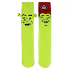 3D Shrek and Fiona Crew Socks at Spencer's