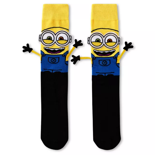 3D Minion Crew Socks at Spencer's