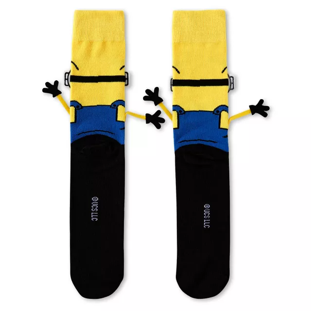 3D Minion Crew Socks at Spencer's