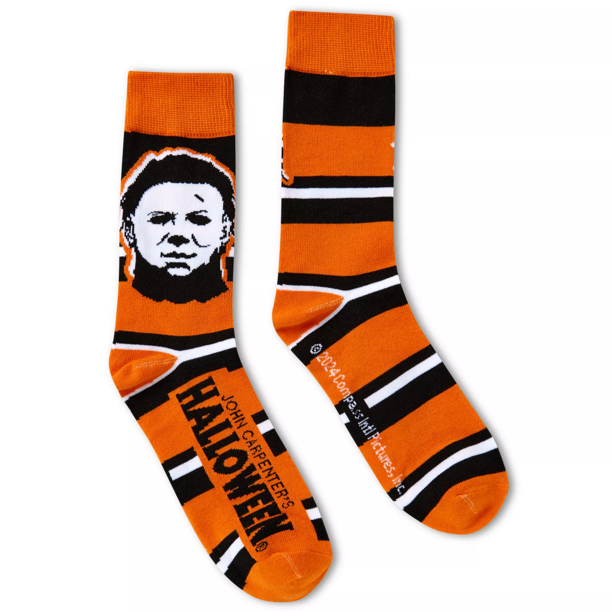 Multi-Pack Michael Myers Crew Socks 2 Pack - Halloween at Spencer's