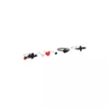 Multi-Pack CZ Snake Heart Bone Nose Rings and Hoop Nose Rings 6 Pack - 20 Gauge at Spencer's