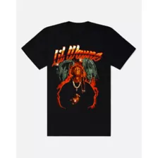 Lil Wayne Flames T Shirt at Spencer's