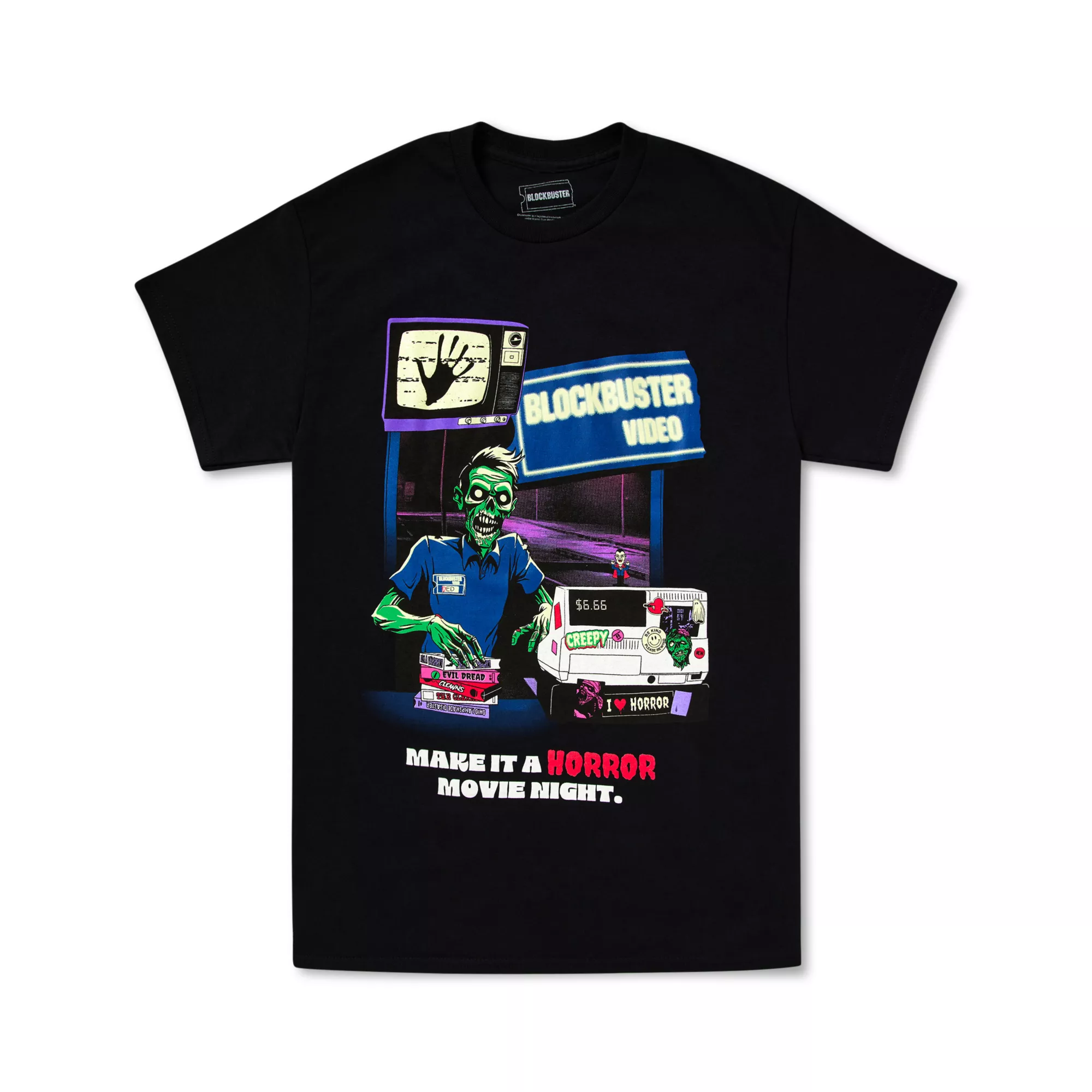 Blockbuster Video Zombie T Shirt at Spencer's
