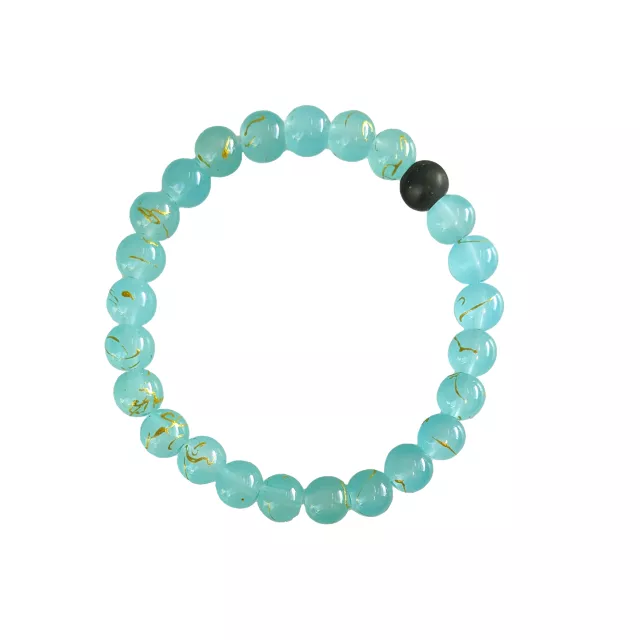 Mint and Black Long Distance Bracelets at Spencer's