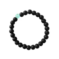 Mint and Black Long Distance Bracelets at Spencer's