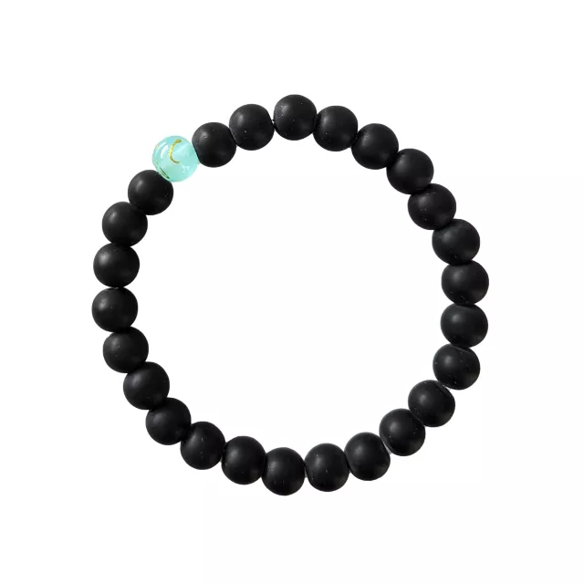 Mint and Black Long Distance Bracelets at Spencer's