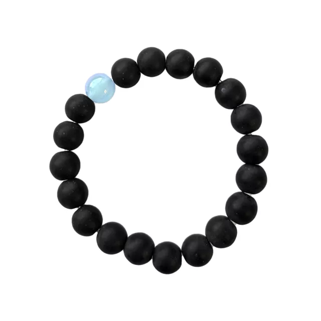 Black and Opalescent Long Distance Bracelets at Spencer's